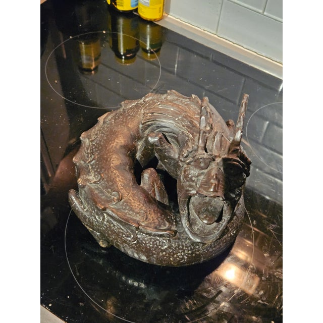 Wood 19th Century Continental Carving of a Dragon For Sale - Image 7 of 9