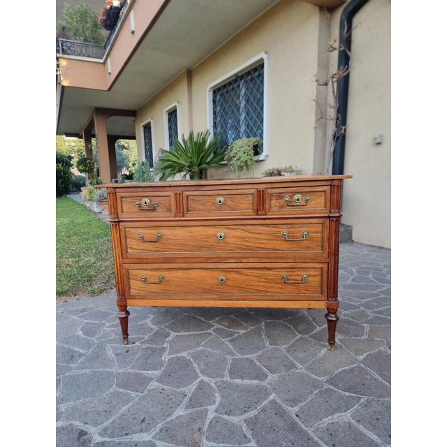 Antique French Walnut Chest of Drawers, 1770 For Sale - Image 15 of 15