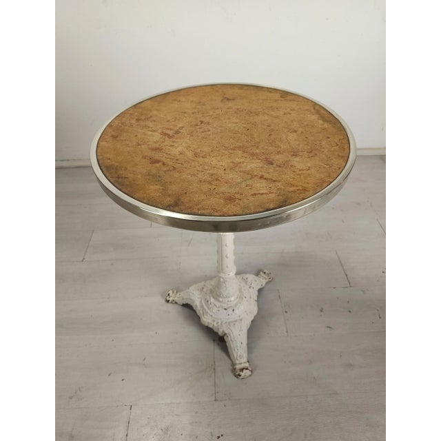 Antique Bistro Pedestal Table, 1890s For Sale - Image 5 of 16