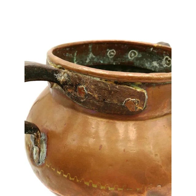 19th Century Copper Cauldron For Sale - Image 6 of 12