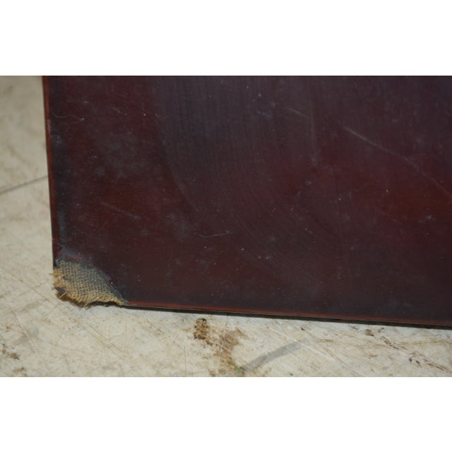 Black 1950's Song Ho Vietnamese Black Lacquer Gold Koi Fish Artwork Painting on Wood For Sale - Image 8 of 18