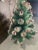 Mid 20th Century Vintage Bottle Brush Large Christmas Tree Mercury Glass Ornaments 46.5 Inch For Sale - Image 5 of 13