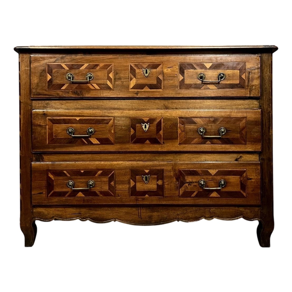 Louis XV Marquetry Commode, 1750 | Chairish