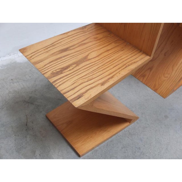 Zig Zag Chairs by Gerrit Rietveld for Cassina, 1980s, Set of 4 For Sale - Image 12 of 18