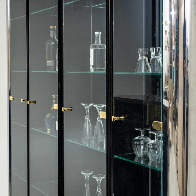 Hollywood Regency Bar with Counter, 1970s, Set of 4 For Sale - Image 10 of 16