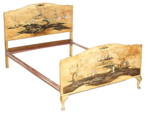 Chinese Chinoiserie Bed Frame, 1920s