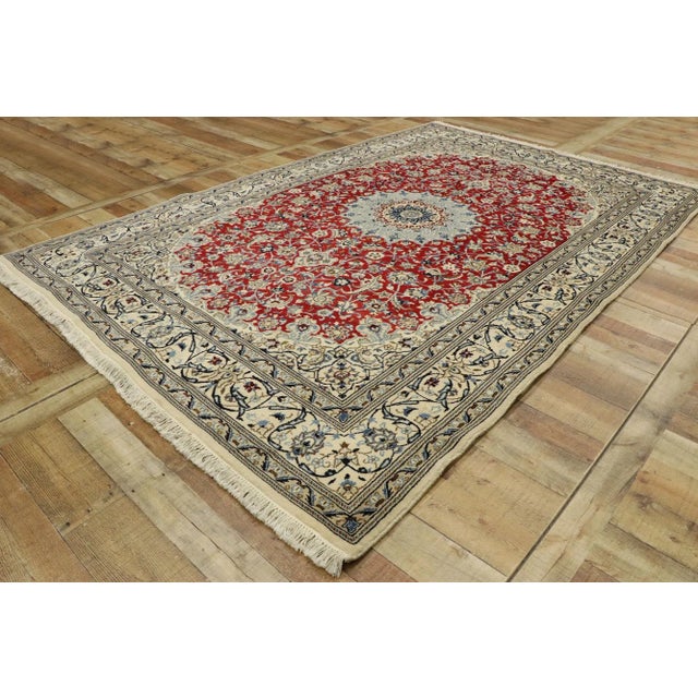 Vintage Persian Nain Rug, 06'08 X 09'08 For Sale In Dallas - Image 6 of 11