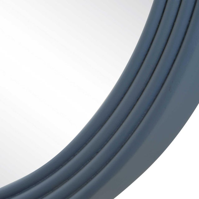 2020s Going In Circles Blue Gray Mirror For Sale - Image 5 of 6