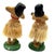 Mid 20th Century Hawaii Hula Girl Ukulele Player & Dancing Bobble Doll Pair For Sale In Los Angeles - Image 6 of 9