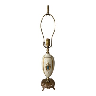 Vintage Early 20th Century Lenox Style Lamp For Sale