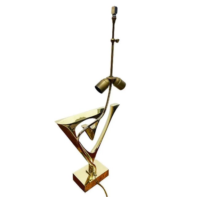 Bronze Table Lamp by Willy Daro, Belgium, 1970s For Sale - Image 4 of 7