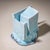 Contemporary Ice-Blue Vase "Kayho" (Jap. 華俑 Luxuriant Pottery Palace) by Ceramic Artist Masamichi Yoshikawa, 21st Century For Sale - Image 3 of 13