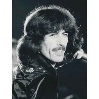 Henry Grossman, George Harrison on Stage, Black and White Photograph, 1970s For Sale