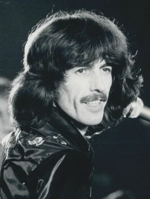 Henry Grossman, George Harrison on Stage, Black and White Photograph, 1970s