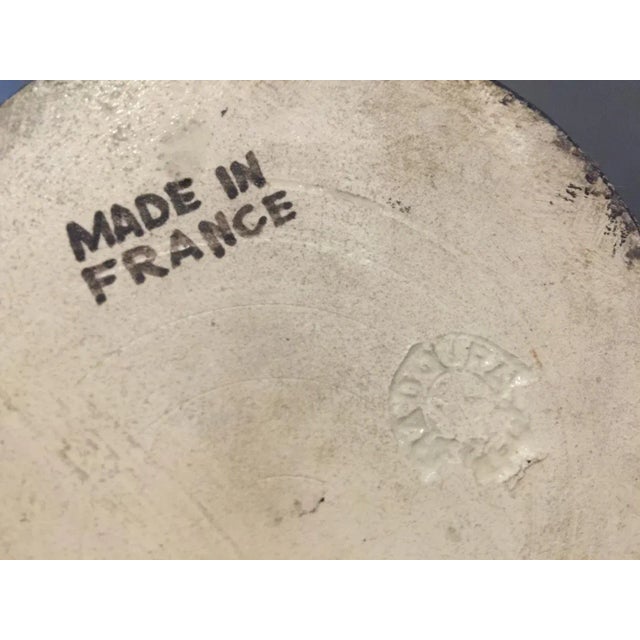 Black 1950s Madoura -pablo Picasso picasso Style Madoura Pottery Owl Vase For Sale - Image 8 of 11