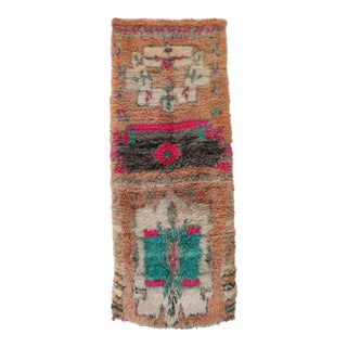 1990s Vintage Boujad Moroccan Runner For Sale