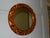 Italian Vintage Italian Florentine Gilded Gesso Round Mirror Fleur De Lis For Sale - Image 3 of 11