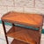 Mid 20th Century Vintage French Etagere Bookcases With Brass Lattice Sides and Gallery Railing - A Pair For Sale - Image 5 of 7