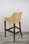 Light Yellow French Bar Stool in Wood and Rattan For Sale - Image 8 of 17
