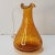 1960s 1960s Pilgrim Amber Crackle Art Glass Pitcher For Sale - Image 5 of 10