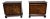 1970s Broyhill Walnut Parquetry Asian Cabinets, 2 Pieces, Attributed For Sale