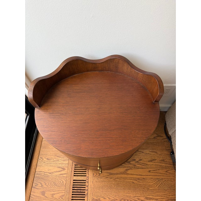 Wood Lulu and Georgia by Sarah Sherman Samuel Ripple Nightstand Set of 2 For Sale - Image 7 of 12