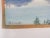 Small vintage early 20th century watercolor on paper mountain lake landscape painting. Signed E. Attree lower left corner....