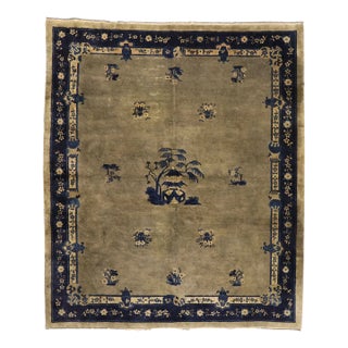 Antique Chinese Peking Rug - 08'03 x 09'07 For Sale