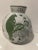 1960s Round Green & White Cloisonne Symbolic Nature Vase For Sale - Image 10 of 12