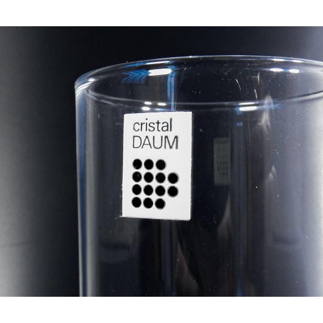 1980s Crystal Corolle Glasses from Daum, Set of 12 For Sale - Image 5 of 16