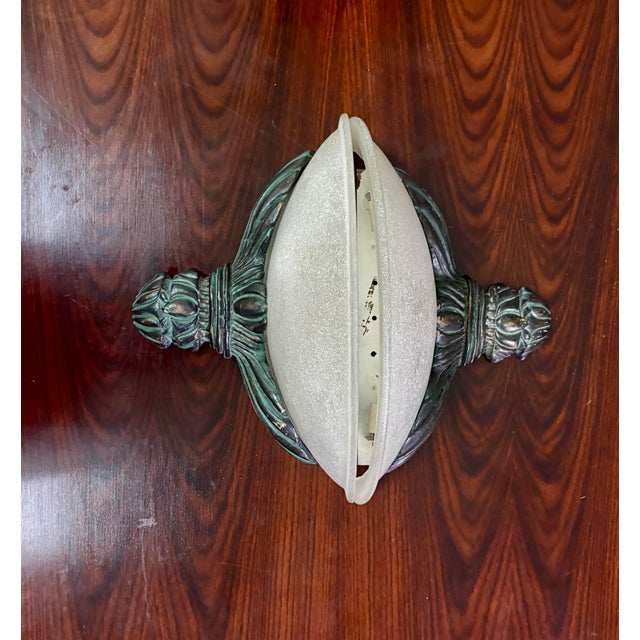 Art Deco Pair of Danish Art Deco Wall Sconces For Sale - Image 3 of 9