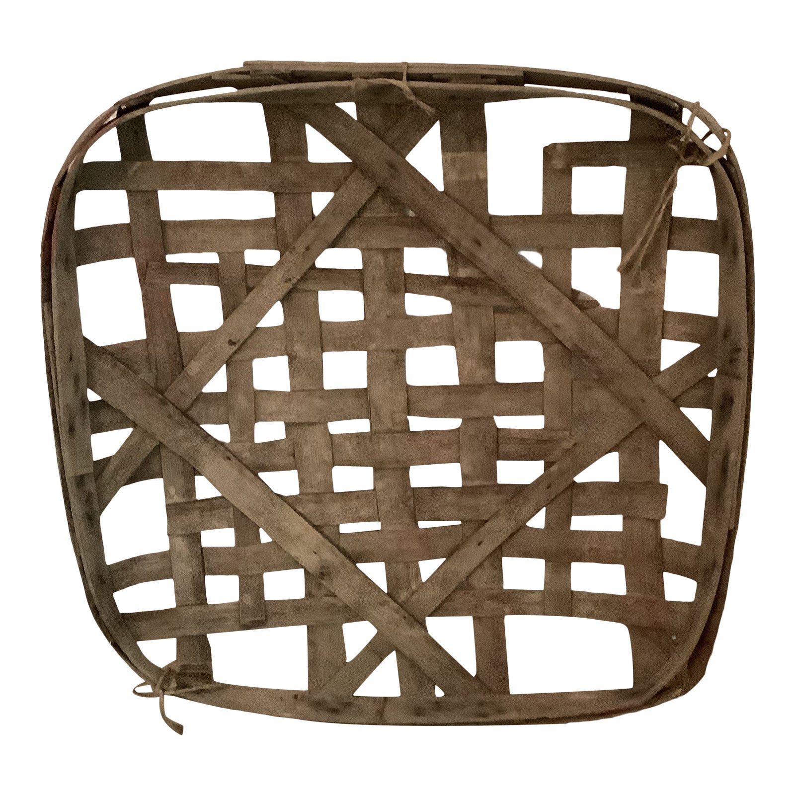 Authentic Large Tobacco Basket Handmade Chairish