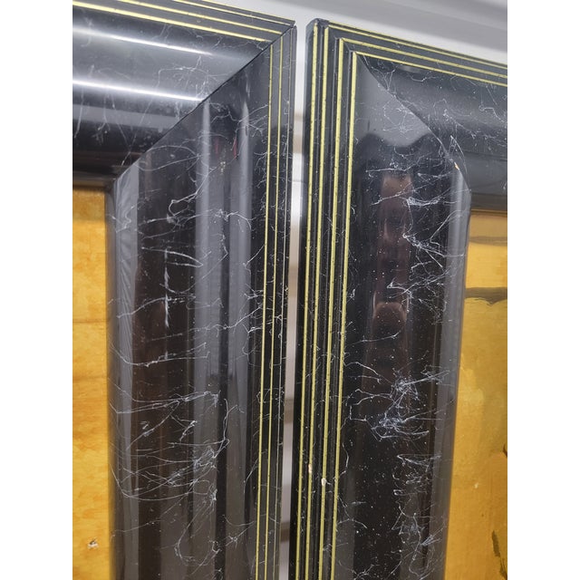 1980s Monumental Reproduction Michaelangelo Sibyl, Erythraean Oil Paintings Framed Art Signed Rueben- A Pair For Sale - Image 12 of 18