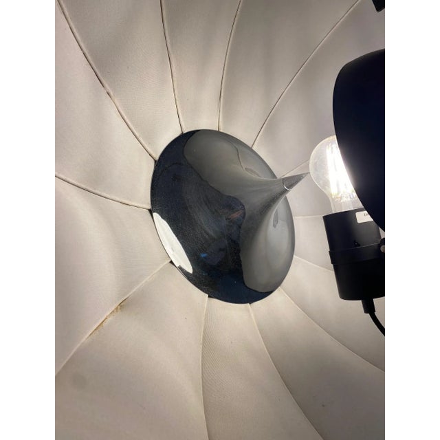 Gold Vintage Floor Lamp in Original Black by Mariano Fortuny for Pallucco Italia, 1980s For Sale - Image 8 of 11