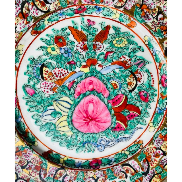 Hand Painted Japanese Porcelain Thousand Butterflies Plate For Sale In Washington DC - Image 6 of 7