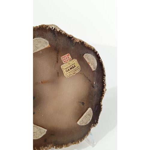 Vintage Freeform Ashtray in Natural Carved Agate with Organic Rough Edges, 1960s For Sale - Image 9 of 16