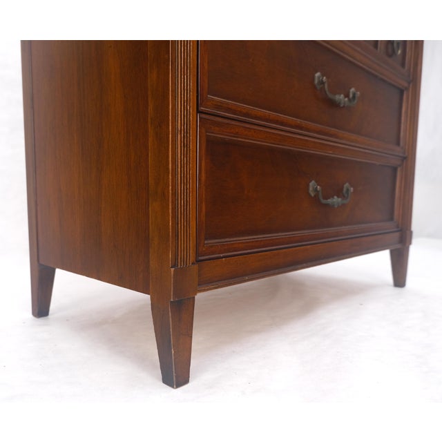Wood Satinwood 3 Drawers Bachelor Chest Dresser by Century Furniture MINT! For Sale - Image 7 of 13