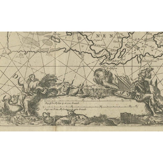 This map titled *Pascaret van Schager-Rack de Bælt en de Sondt* was created by the prominent Dutch cartographer Johannes...