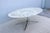 Mid-Century Florence Knoll Oval Dining Table Desk 78" Arabescato Marble, 2008 For Sale - Image 9 of 18