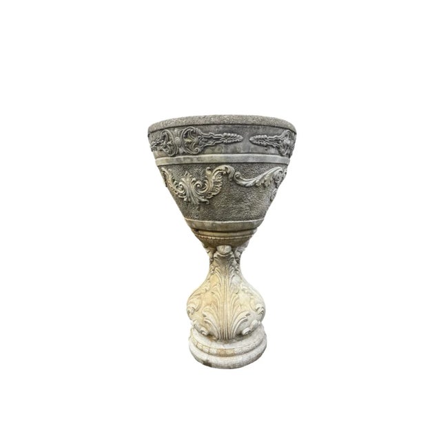 Mid 20th Century Mid 20th Century Concrete Planter For Sale - Image 5 of 6