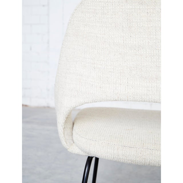 Textile NR 72 Conference Chairs by Eero Saarinen for Knoll, 1950s, Set of 4 For Sale - Image 7 of 16