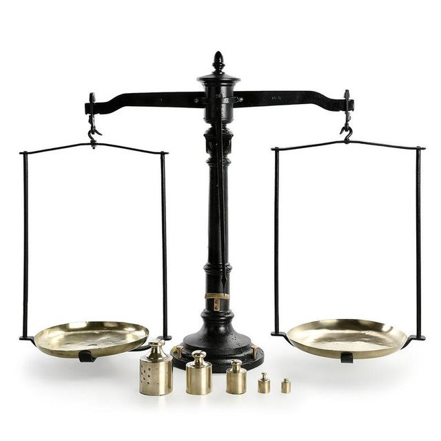 Black 20th Century English Scale For Sale - Image 8 of 8