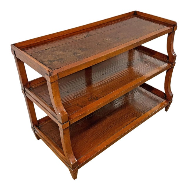 Early 20th Century Early 20th Century English Tiered Console Table For Sale - Image 5 of 12