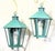 Hand-Crafted Vintage Solid Brass Hexagonal Hanging Lanterns, Usa For Sale - Image 16 of 16