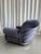 Space Age Velvet and Chrome Lounge Chair attributed to Adriano Piazzesi, Italy, 1960s For Sale - Image 6 of 15