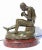 Figurative 19th Century Bronze Sculpture "The Letter" For Sale - Image 3 of 7