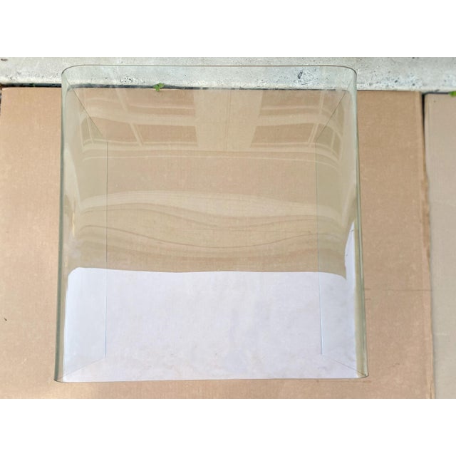 Fiam Italia 20th Century Italian Glass Waterfall Coffee Table in the Style of Angelo Cortesi For Sale - Image 4 of 10