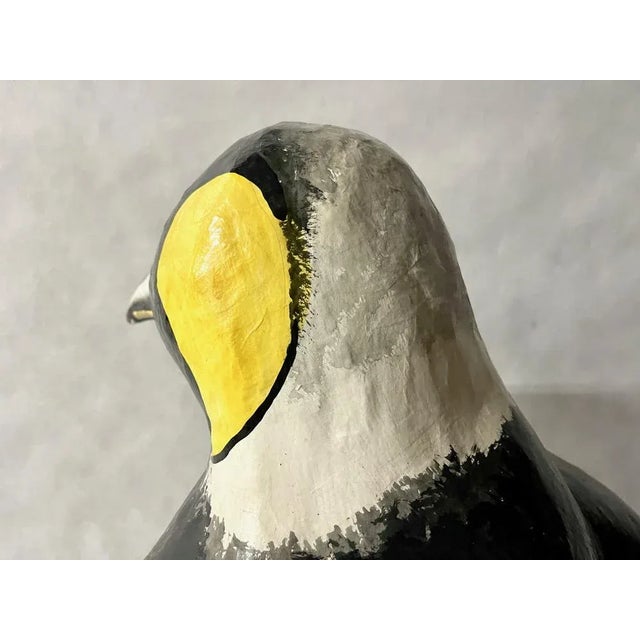 Large Vintage Paper Mache Penguin Sculpture, 1970s For Sale - Image 5 of 10