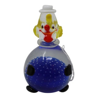 Vintage Murano Glass Clown For Sale