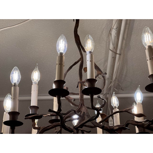 Paul Ferrante Twig Chandelier, Model #2081 For Sale - Image 10 of 12